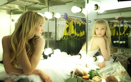 Waiting - beauty, dressing room, blonde, model