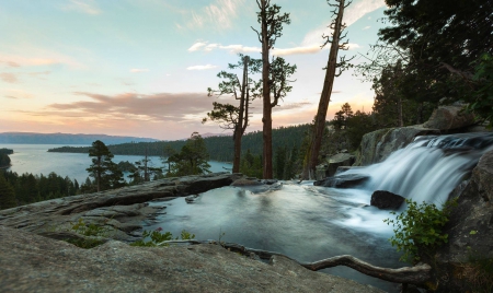 Lake Tahoe - lake, forest, cool, fun, nature