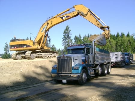 Kenworth Transfer Truck - kenworth, semi, transfer truck, truck