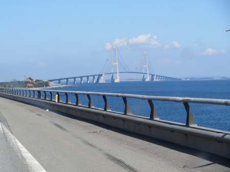 Great Belt Bridge, Denmark - photography, denmark, architecture, bridge