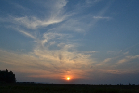 Romanian Sunset - romanian, sunset, beautiful, sun