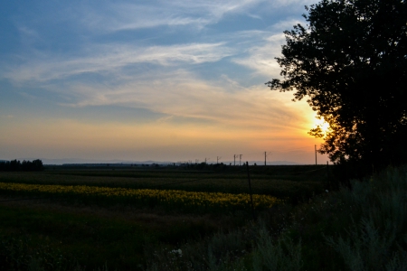 Beautiful Sunset in Romania - nice, sunset, romania, beautiful