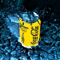 Yellow Coca Cola