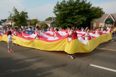 Old Glory Parade - parade, american flag, old glory, old glory parade, stars and stripes