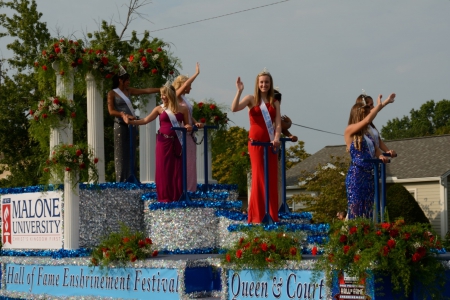 Hall of Fame Queen - queen, pro football hall of fame, queen and court, parade, hall of fame queen, pro football hall of fame parade