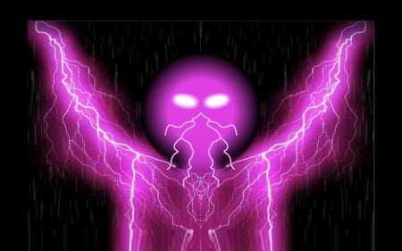 Lightning Man - Striking, Abstract Man, Shocking Man, Lightning