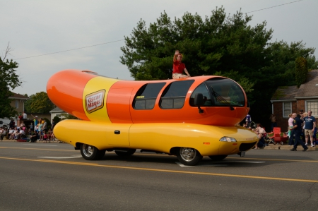 The Legendary Wienermobile - oscar meyer, hot dogs, wienermobile, the legendary wienermobile