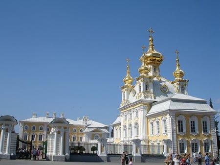 St. Peter's  Palace - beautiful, Winter Palace, monuments, architecture, palaces