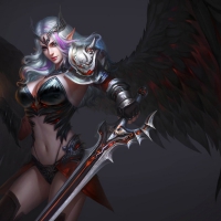 Gorgeous Angel Sorceress