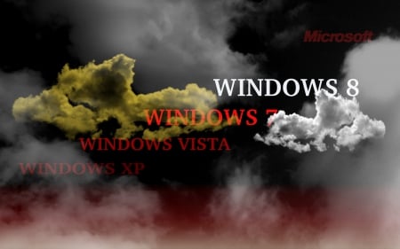 Windows - gimp, cloud, didis, red