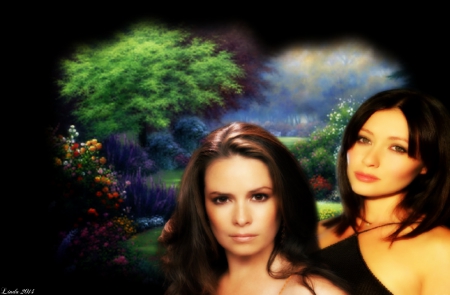 Piper & Prue Halliwell - charmed, piper, sisters, prue