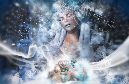 My frosty soul - pic, fantsy, expression, color, wallpaper