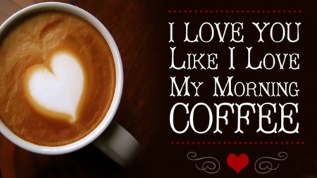 Love Coffee - love, coffee, cup, heart