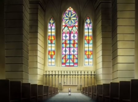 SP: The  Church - nice, beauty, glasses, light, bulding, lovely, church, pretty, beautiful, scenery, anime, sweet, house, scene