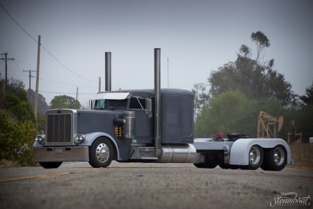 Stretched Petebilt - pete, semi, truck, big rig