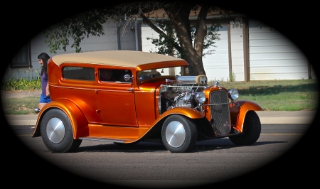 Old Classic - ford, street rod, car, hot rod