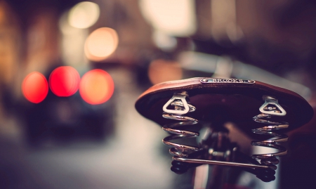 Bokeh - nature, bokeh, bike, light, bicycle