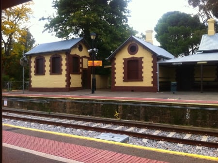 Mitcham Train Station. Adelaide. South Australia - train station, heritige, trains, old