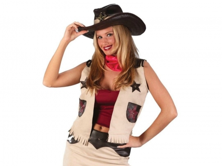 ~Cowgirl~ - hat, female, blonde, cowgirl