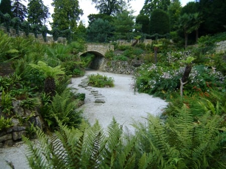 'Grotto' - grotto, flowers, plants, hall, garden, grounds