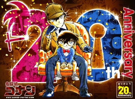 Detective Conan 20th Anniversary - conan edogawa, 20th anniversary, shinichi kudo, detective conan