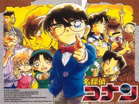 Detective Conan - ran mouri, shinichi kudo, haibara ai, conan edogawa, detective conan