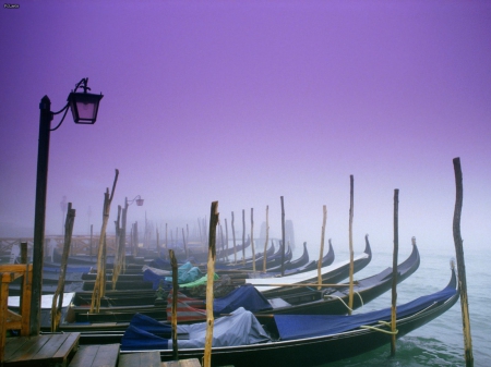 Twilight in Venice - Canals, Venice, Twilight, Italy