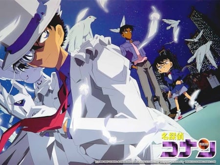 Detective Conan - conan edogawa, hattori heiji, kaito kid, detective conan