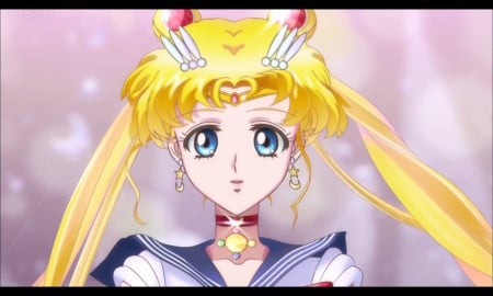 Sailor Moon - beauty, nice, female, blond, twintail, anime girl, face, blond hair, pretty, blonde hair, anime, twin tail, girl, twintails, blue eyes, magical girl, long hair, lovely, sailor moon, twin tails, beautiful, sweet, sailormoon, blonde