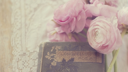 âœ¿Pink Rosesâœ¿ - tablempink, wallpaper, book, roses