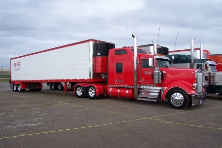 Kustom Rig And Trailer - semi, truck, big rig, trailer