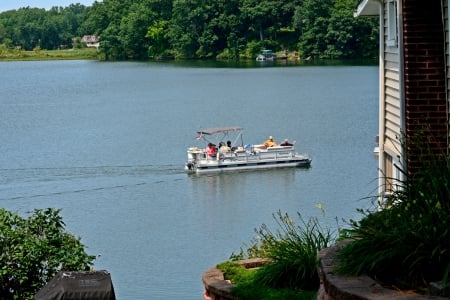 Out On The Lake - out on the lake, serene lake, scenic lake, tranquil lake, peaceful lake