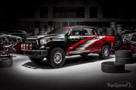 2015-Toyota-TRD-Pro-Tundra-Tecate-SCORE-Baja - red, baja, truck, black