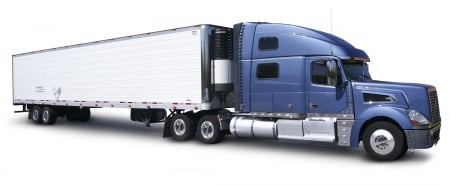 Truck And Trailer - semi, truck, big rig, trailer