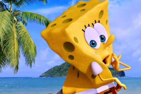 Spongebob, Squarepants Movie - movie, spongebob, cartoon, water