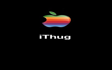 iThug - wallpaper, apple, os x, logo