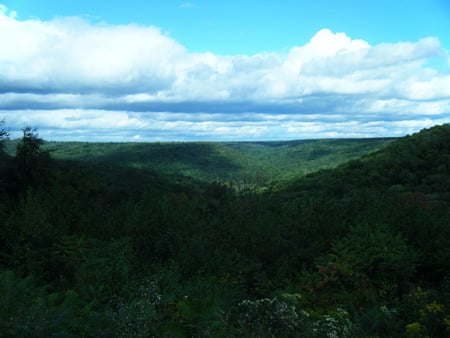 Beatiful sky and Mountains in pennsylvania - mountains, nature, skys