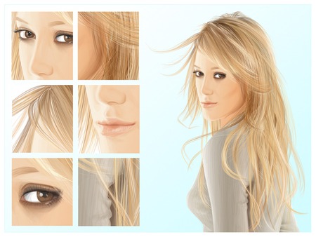 hilary duff drawing  - actor, siner, cele, hilaryduff