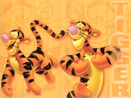 Tigger - stiped comic tiger, tigger