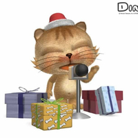 Ginga Cat Carol Singing