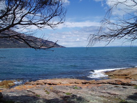 Freycinet - Tasmania - beach, bay, blue sky, australia, tasmania, freycinet, relaxing, coast, sea, coastal, calm