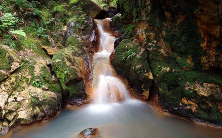 waterfalls - landscap, nature, mountain