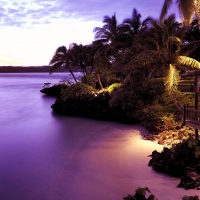 table for two on a seaside fiji veranda