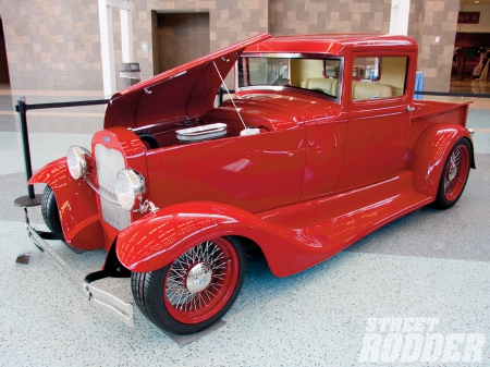 1931 Ford Truck - classic, ford, pickup, red