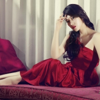beautiful red dress