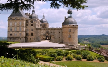 Chateau de Hautefort, France - medieval, france, landscape, castle