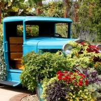 Old Car Planter