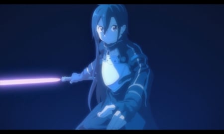 Kirito - anime, magic, kazuto, guy, light, dark, boy, armor, male, kirigaya, plain, sword art online, weapon, sao, ggo, kirito, kirigaya kazuto, gun gale online, kazuto kirigaya, sword, simple, blade, glow, glowing, sinister