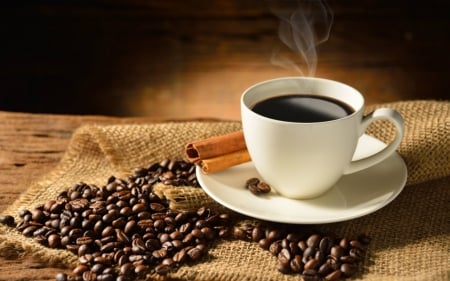 Hot coffee - food, coffee, drinks, cups