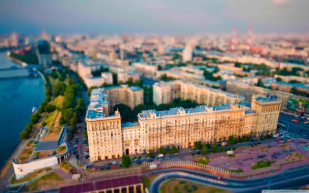 aerial view of moscow - russia, moscow, aerial, view